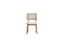 Hanah Home Silla Lotus Natural Tela Teddy Madera Haya 100% Diseño Elegante y Acogedor Dimensiones 45x85x48 cm